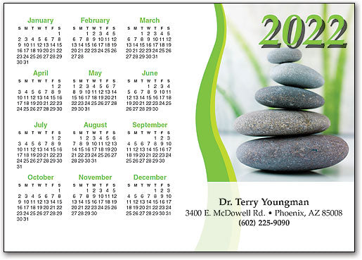 Balancing Rocks Postcard Calendar