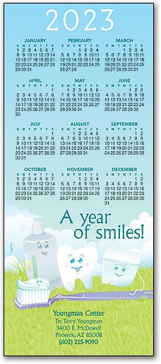 Year Smiles Dental Promotional Calendar