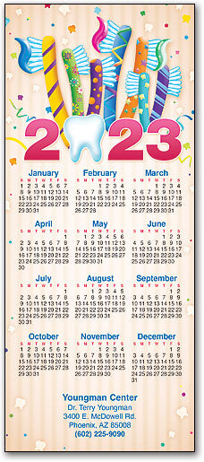 Bold Brush Year Promotional Calendar
