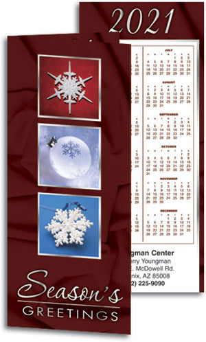 Season's Greetings Tear-off Calendar Card w/Envelope