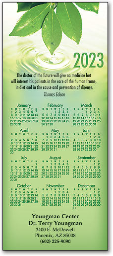 Thomas Edison Quote Promotional Calendar