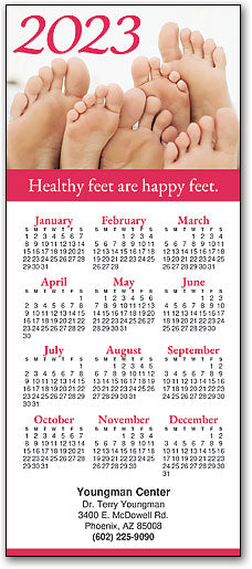 Feet Deserve Attention Customisable Promotional Calendar