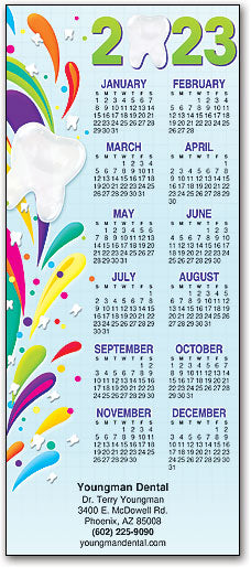 Bursting Bubbly Promotional Calendar