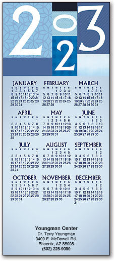 Patterns and Pinstripes Promotional Calendar