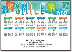 Geo Smile Calendar Magnet