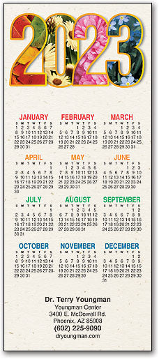 Blooming Year Promotional Calendar