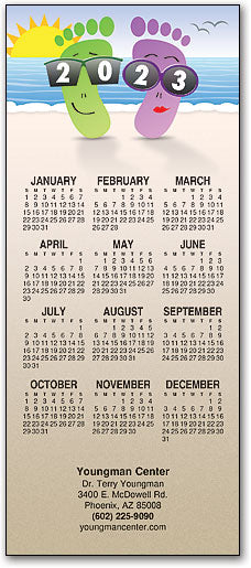 Beachside Podiatry Promotional Calendar