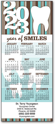 Molar Stripes customisable Promotional Calendar