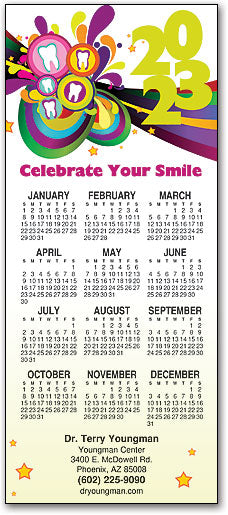 Molar Burst customisable Promotional Calendar