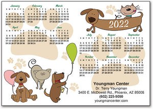 Party Time Is Here Calendar Postcard