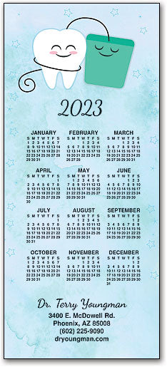 Best Buddies Tri-Fold Calendar Greeting Card with Envelope