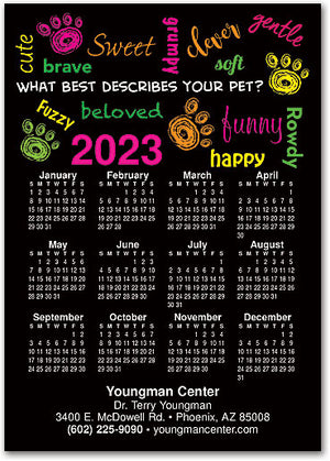 My Pet Is ... Calendar Restix™