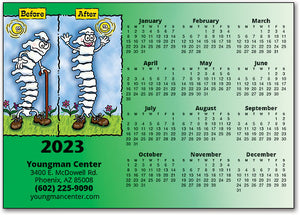 Sammy Spine customisable Postcard Calendar