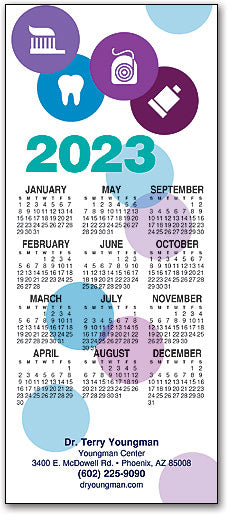 Brushing Spheres Promotional Calendar