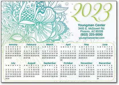 Botanical Bliss Calendar Magnet