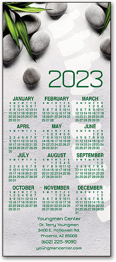 Smooth Stone Spine Promotional Calendar