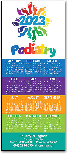 Year of Color Promotional Calendar