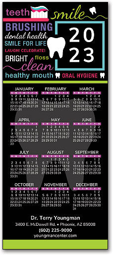 Dental Word Cloud Promotional Calendar