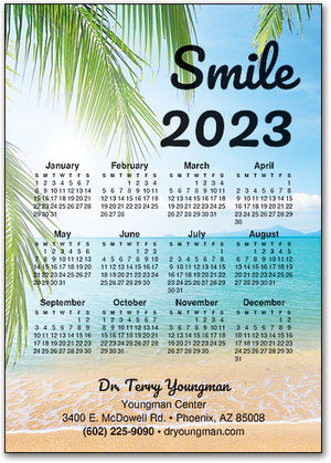 Tropical Smile Postcard Calendar