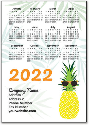 A Vibrant Year Postcard Calendar