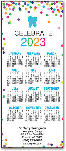 Tooth and Dots Promotional Calendar