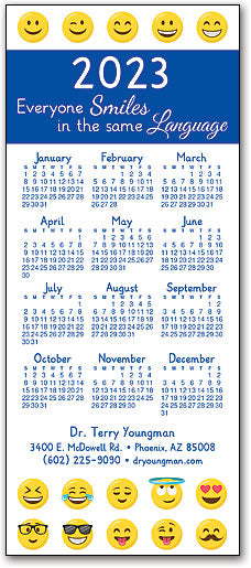 Emoji Smiles Promotional Calendar