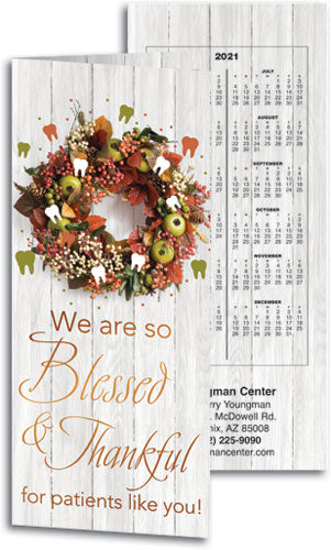 Smiles and Blessings Tear Off Calendar Card with Envelope