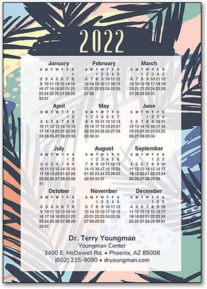 Palm Paradise Postcard Calendar