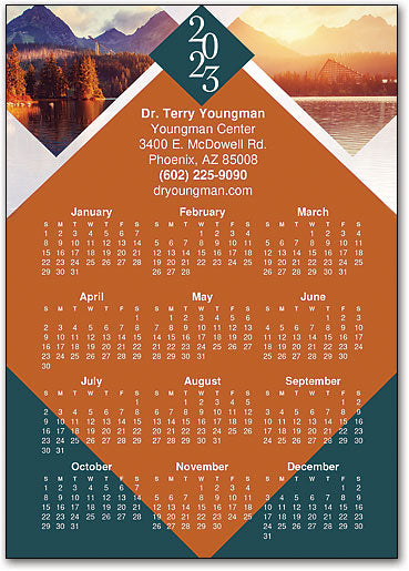 Seasons of Tranquility Calendar Magnet