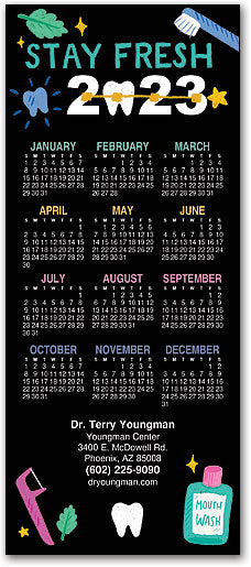 Stay Fresh Promotional Calendar