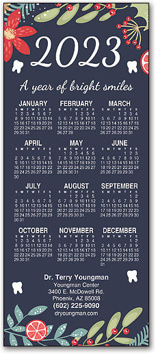 Bright Smiles Promotional Calendar