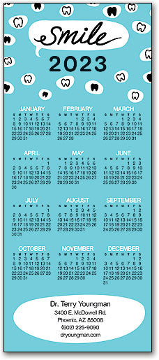 Smile Full of Teeth Promotional Calendar
