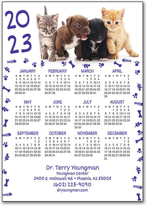 Pups and Kittens Calendar ReStix