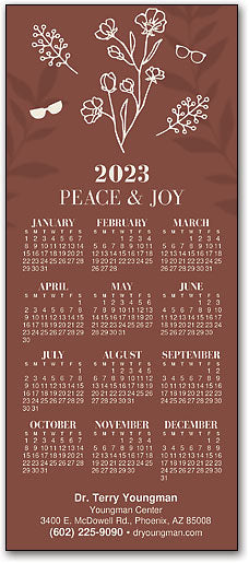Vision Botanicals Promotional Calendar