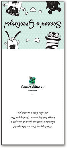 Yippee Pets Tri-Fold Calendar Greeting Card