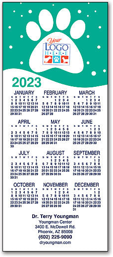 Paw Dots Promotional Calendar