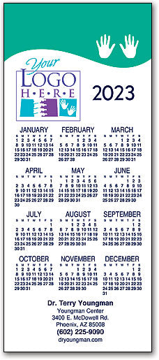 Coloured Hands Promotional Calendar