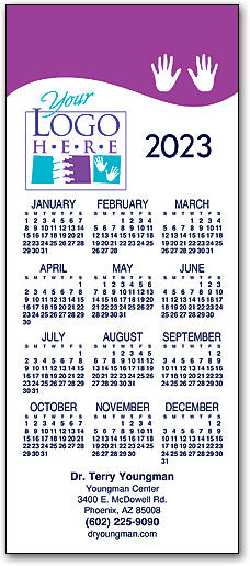 Coloured Hands Promotional Calendar