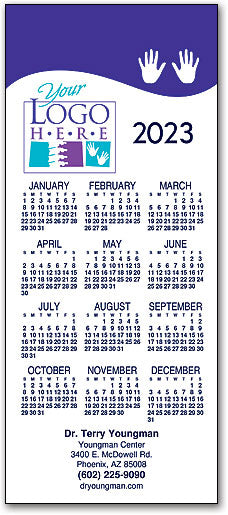 Coloured Hands Promotional Calendar