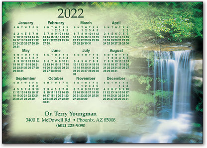 Serenity Falls Postcard Calendar