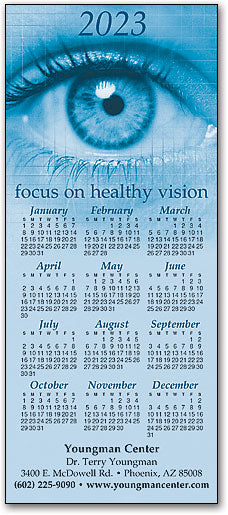Focus Vision customisable Promotional Calendar