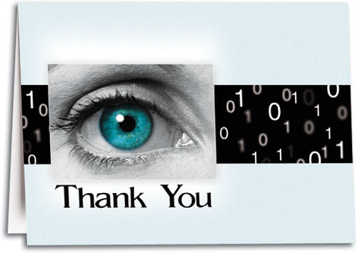 Thank You Blue Eye Folding Card
