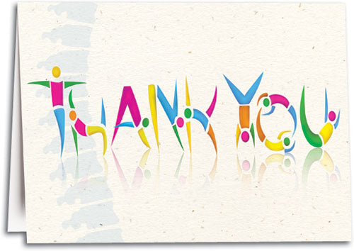 Figurines Thank You Folding Card