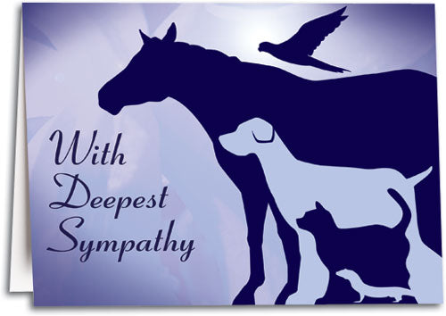 Lavender Sympathy Folding Card