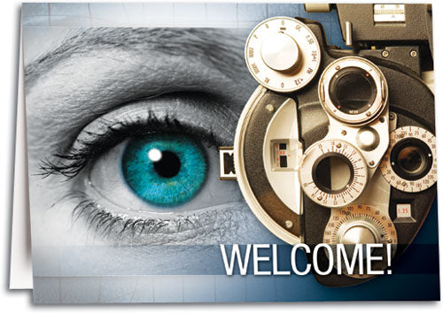 Eye Machine Welcome Folding Card
