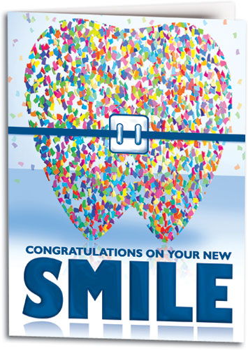 Confetti Congratulations Folding Card