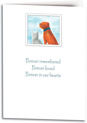 Forever in our Hearts Sympathy Folding Card