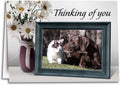 Vase Frame Sympathy Folding Card