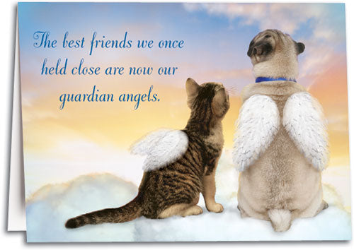 Angels Sympathy Folding Card