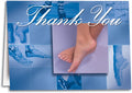 Podiatry Graph Thank You Folding Card